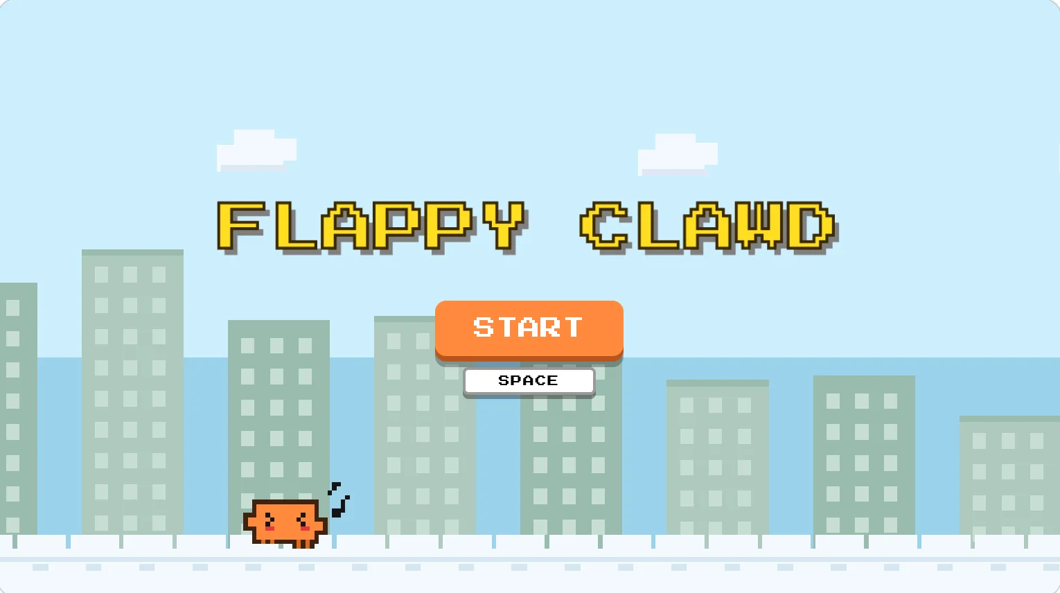 Flappy Clawd 스크린샷